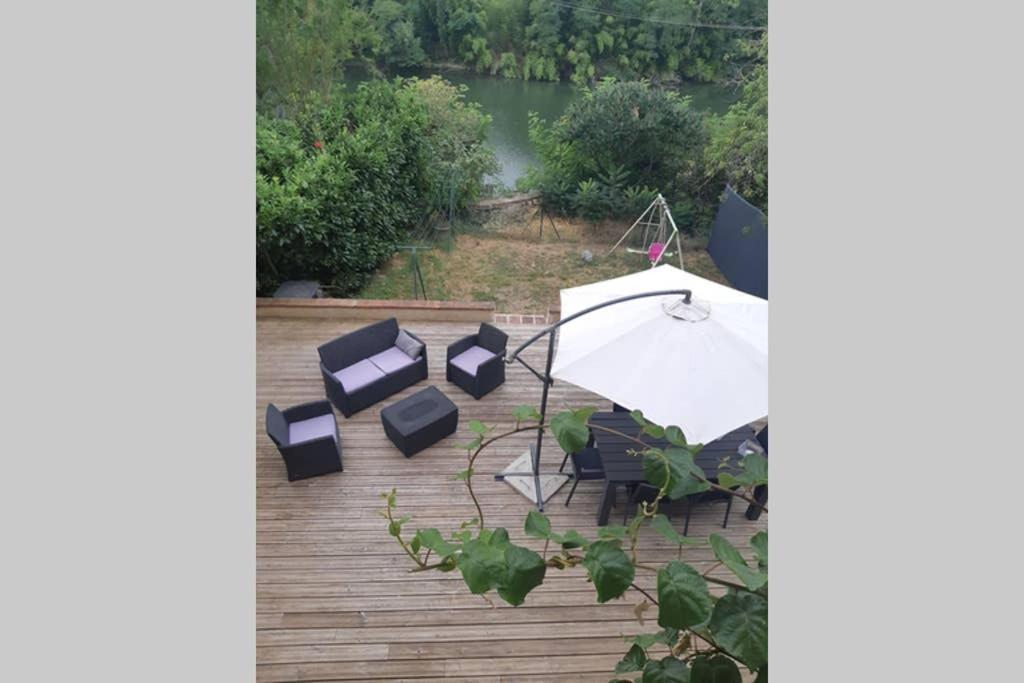 Charmant appartement vue sur la rivière. Albi Extérieur photo